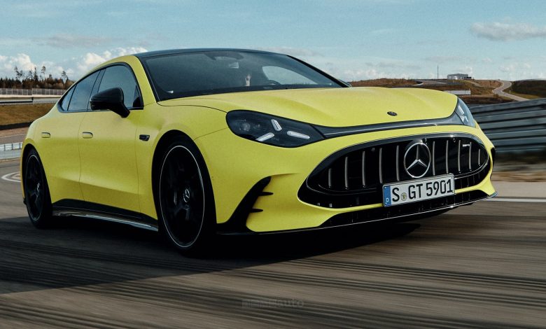 Mercedes-AMG GT 63 Coupé 4 in pista