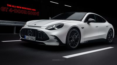 Mercedes-AMG GT 63 Coupé 4 anteriore 3/4