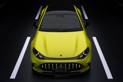 Mercedes-AMG GT 63 Coupé 4 frontale firma luminosa