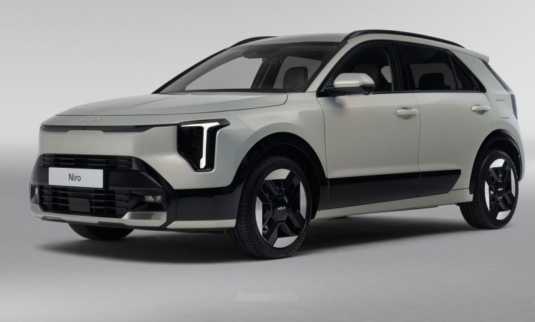 Nuova Kia Niro anteriore 3/4