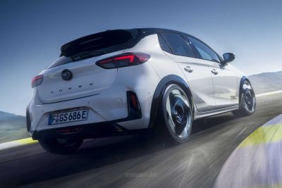 Opel Corsa GSE in pista