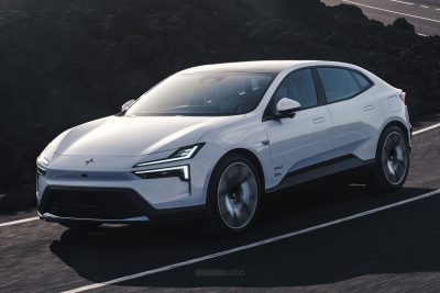Polestar 4 Coupé su strada