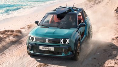 Renault 4 JP4x4 Concept in azione sulla sabbia