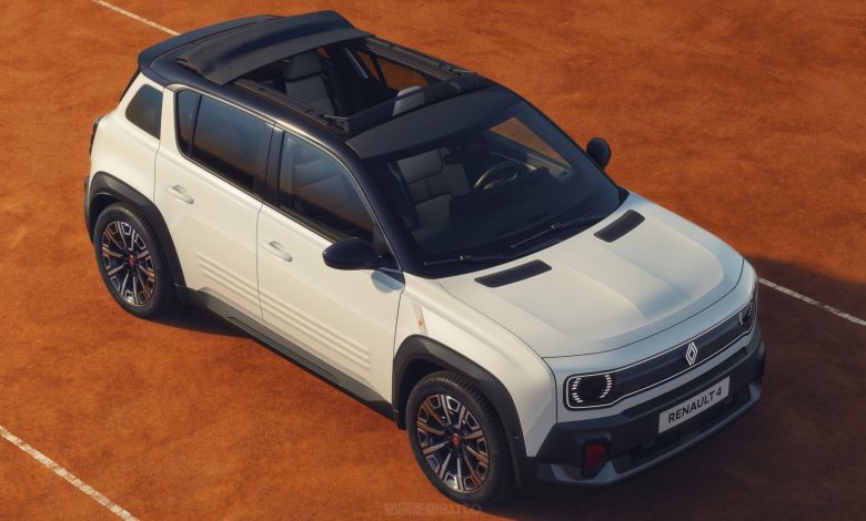 Show car Renault 4 Roland-Garros E-Tech
