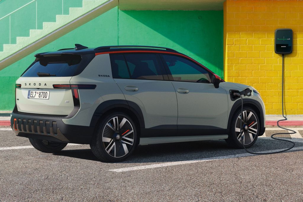 Skoda Epiq First Edition in ricarica