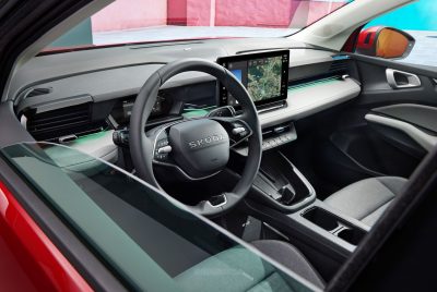 Skoda Epiq volante abitacolo