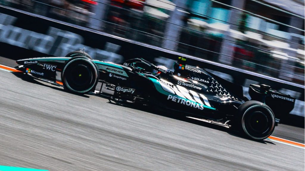 Andrea Kimi Antonelli durante le Prove Libere 1 del GP di Miami