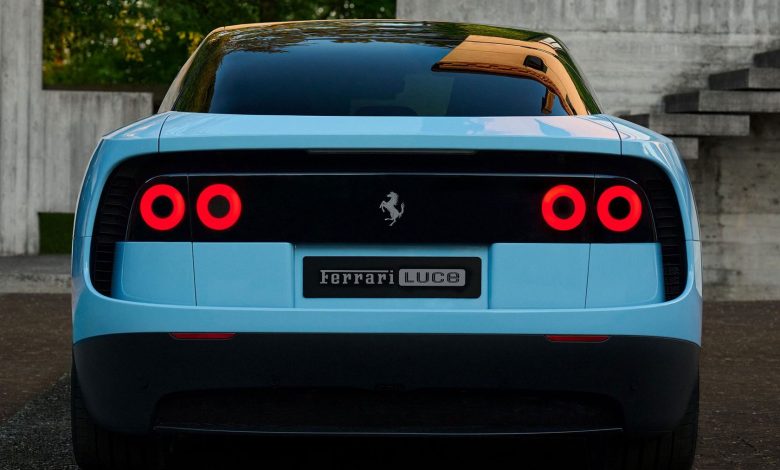 Ferrari Luce vista posteriore