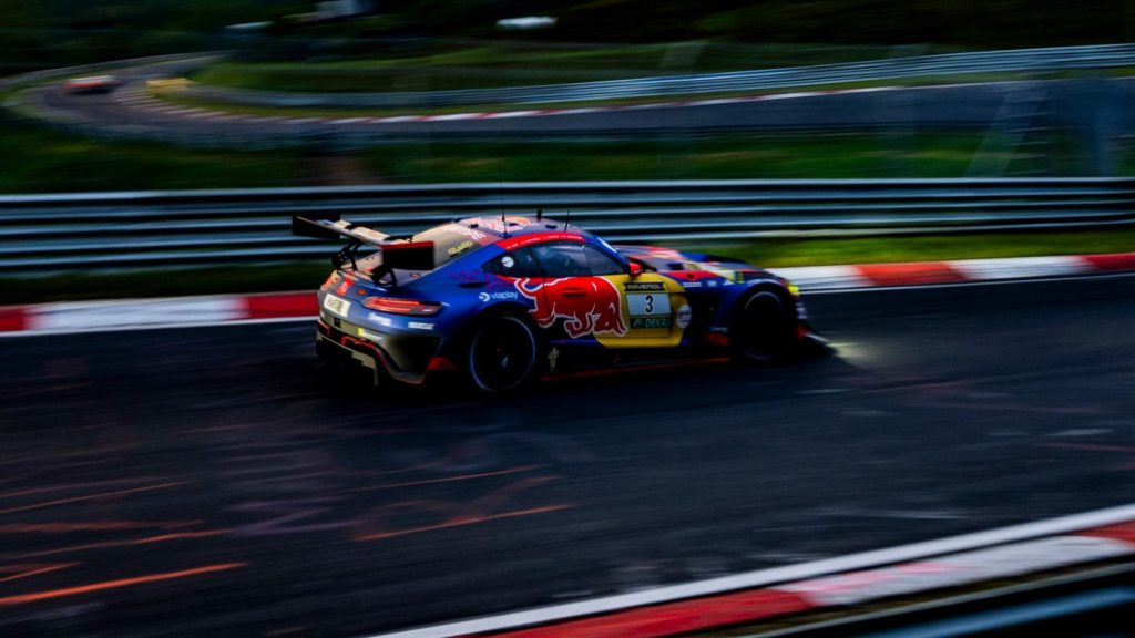 La Mercedes-AMG del team di Max Verstappen al comando per gran parte della gara