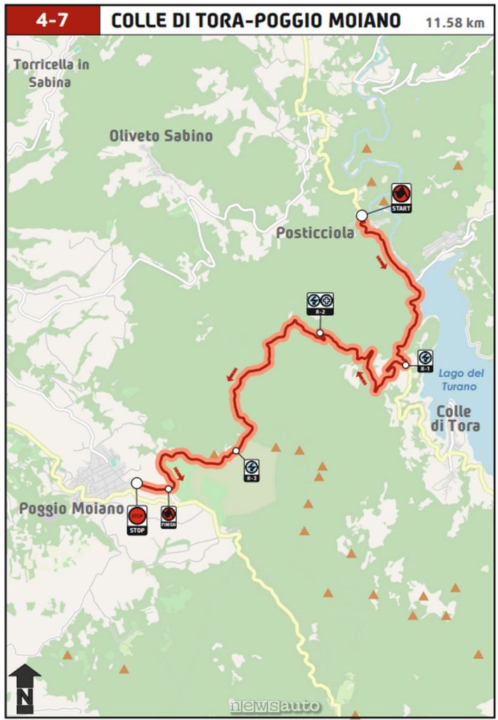 4-Rally di Roma 2026, prova speciale Colle di Tora Poggio Moiano