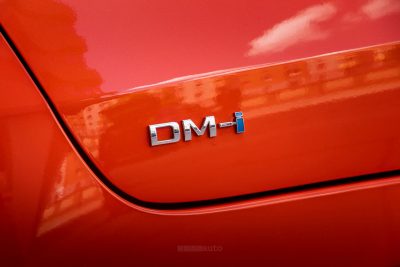 BYD Dolphin G DM-i logo portellone posteriore