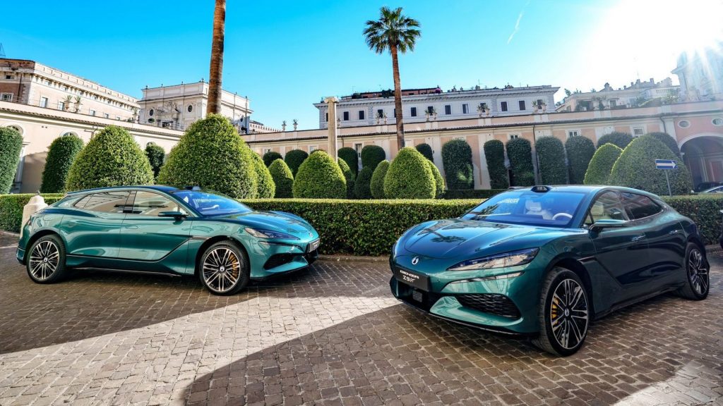 Denza Z9GT da Roma a Hong Kong