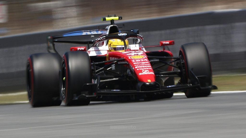 Lewis Hamilton a Barcellona ha vinto la sua prima gara alla guida di una Ferrari