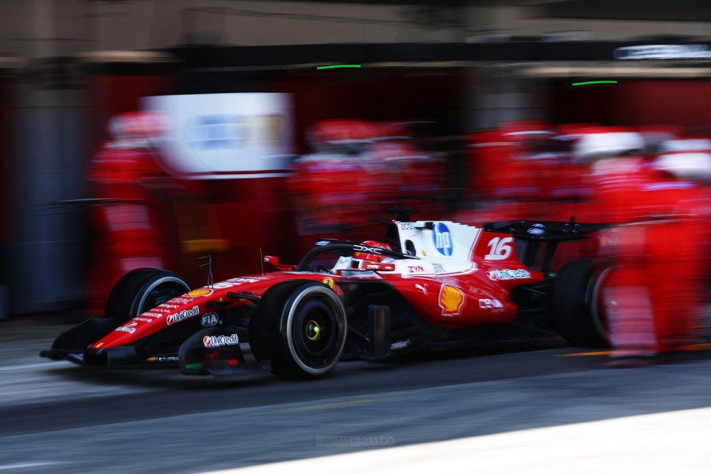 Charles Leclerc ritiro nel Gp di Barcellona per una guasto tecnico alla Ferrari