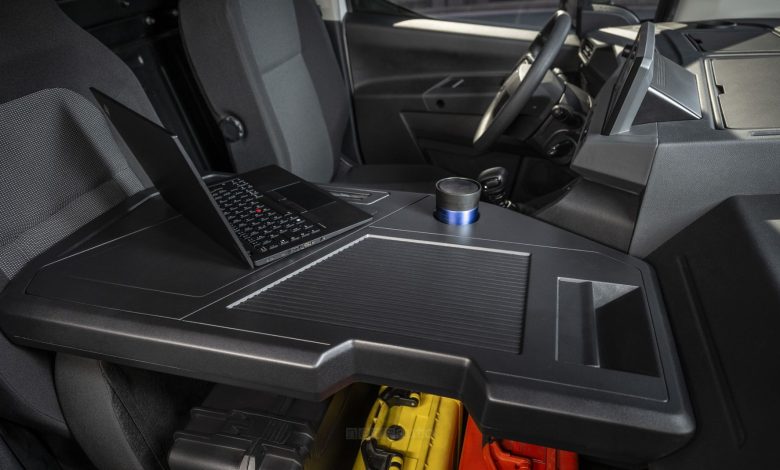 Fiat Doblò EasyPRO sistema Modutable nell'abitacolo