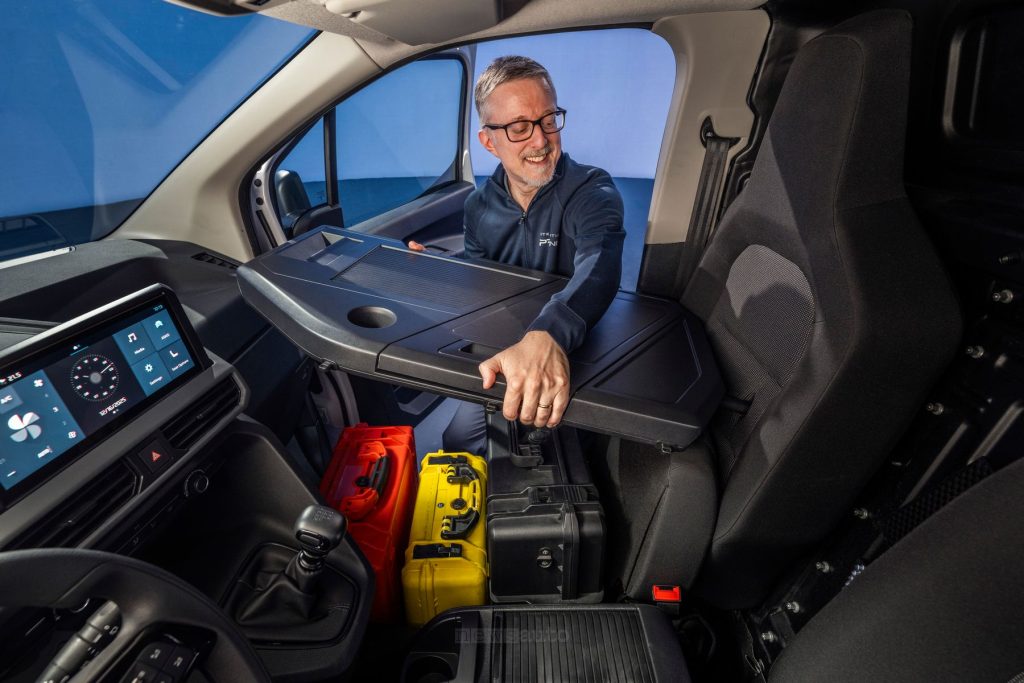 Fiat Doblò EasyPRO installazione Modutable nell'abitacolo