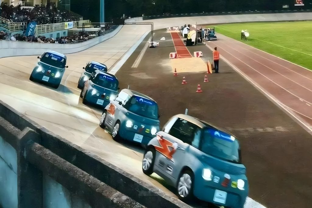 Gara tra Citroen AMI L.A.C.O.U.R.S.E. (L'Ami Challenge Original Ultra Racing Sport Event)