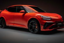 Genesis GV60 Magma anteriore 3/4