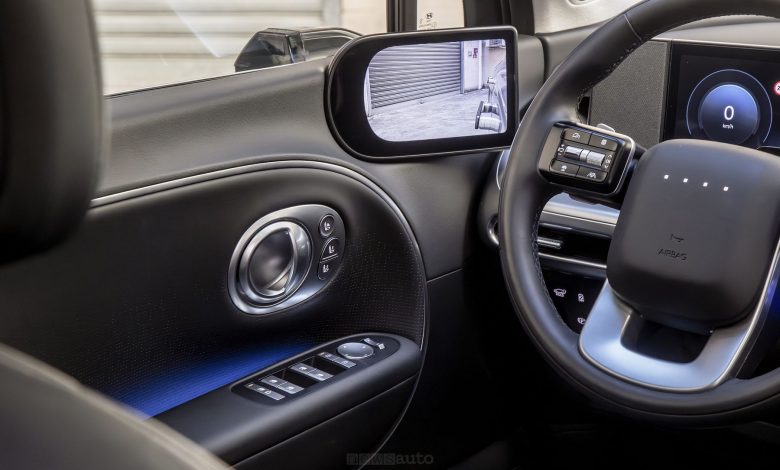Hyundai Ioniq 9 immagini dello specchietto retrovisore digitale