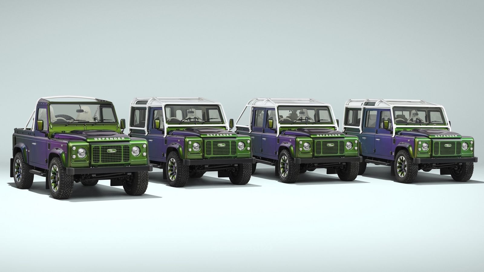 Land Rover Classic realizza quattro Defender V8 su misura per un unico cliente