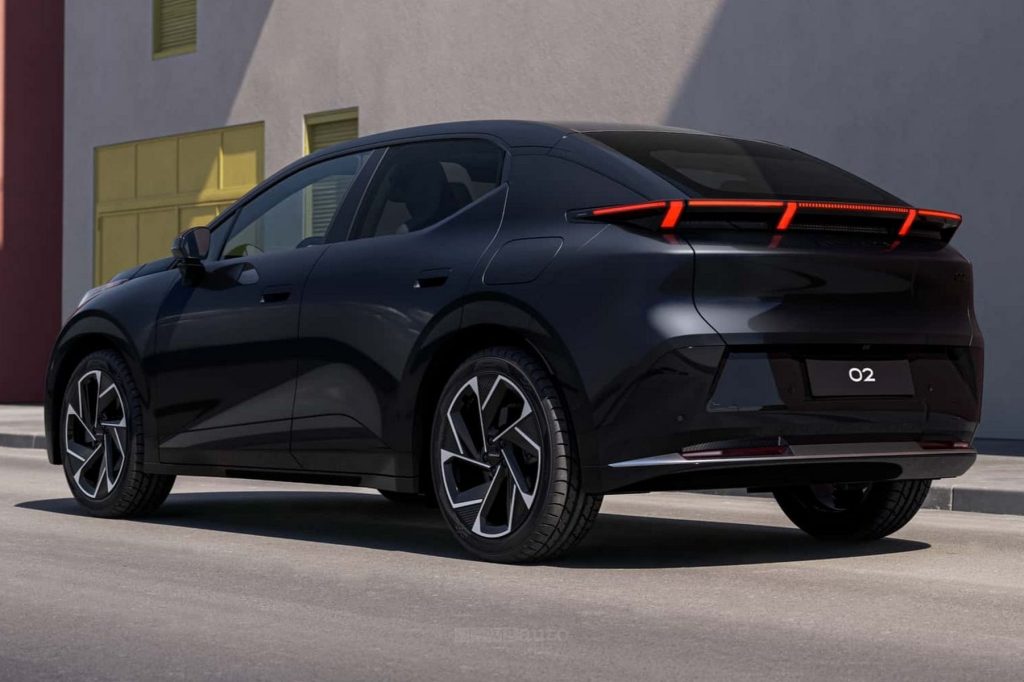 Lynk & Co 02 posteriore 3/4