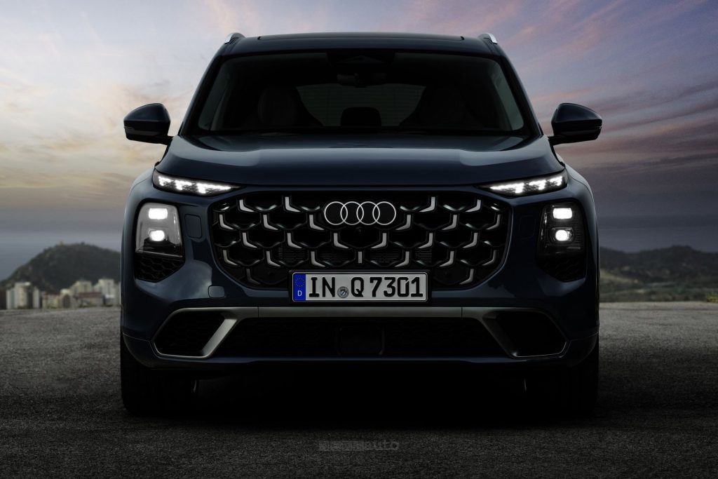 Audi Q7 firma luminosa anteriore