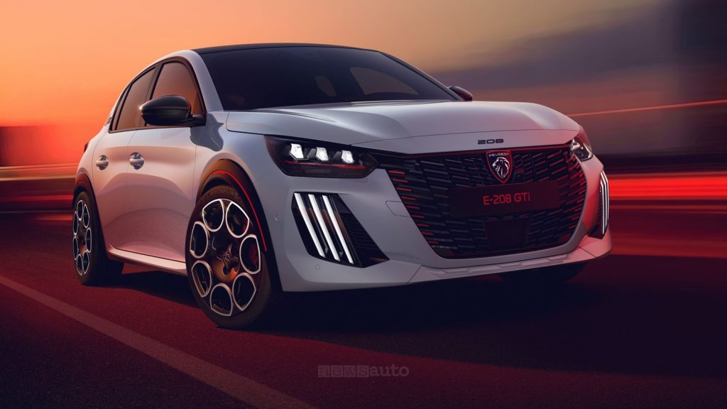 Peugeot 208 GTi anteriore 3/4