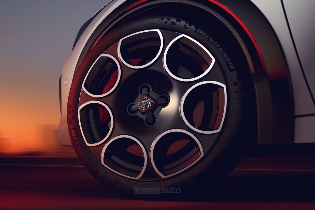 Peugeot 208 GTi cerchi da 18"