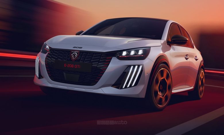 Peugeot 208 GTi in movimento