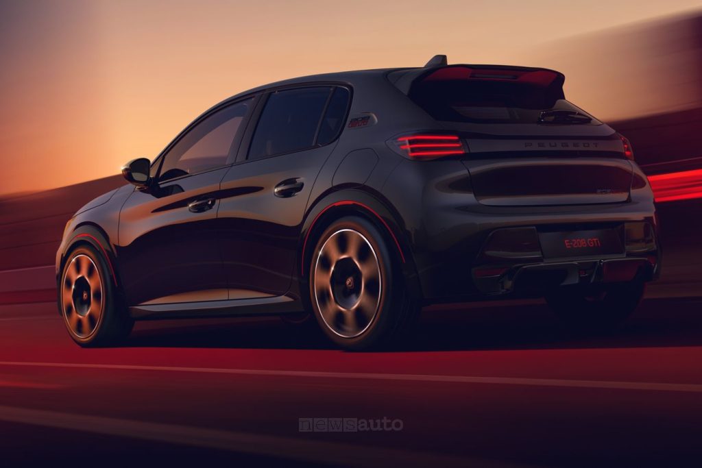 Peugeot 208 GTi in movimento