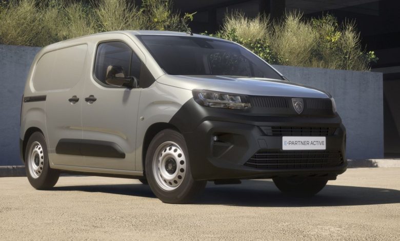 Peugeot e-Partner Active anteriore 3/4