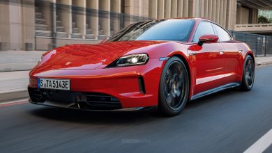Porsche Taycan GTS su strada