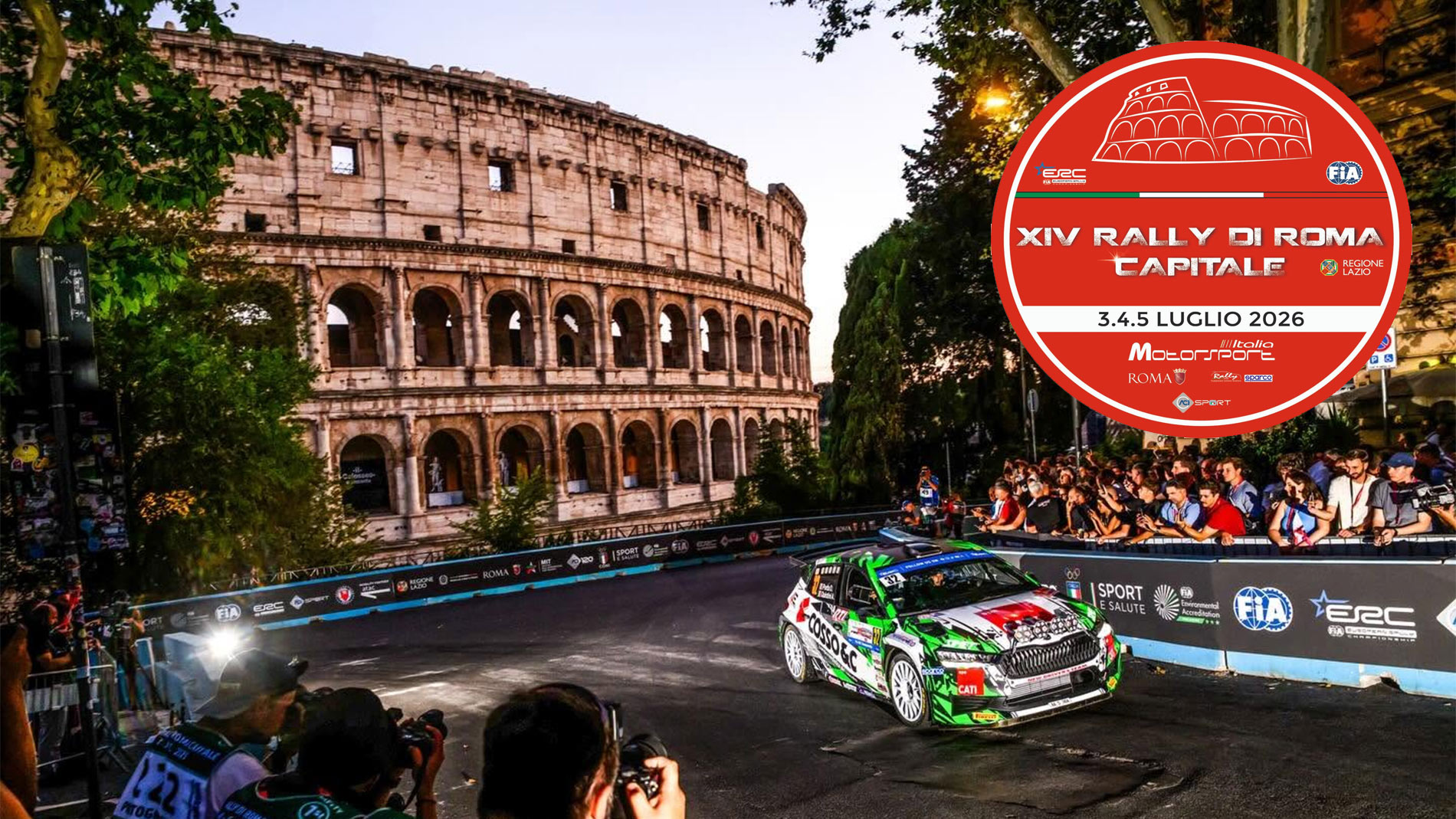 Percorso e prove speciali del Rally di Roma Capitale 2026 (ERC e CIAR) da Roma al Lago del Turano