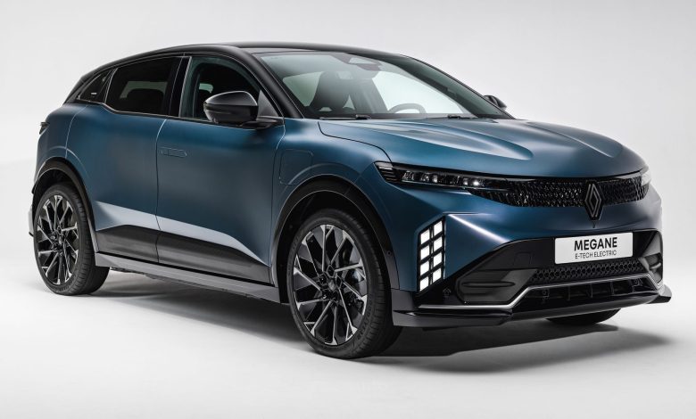 Renault Mégane E-Tech Electric anteriore 3/4