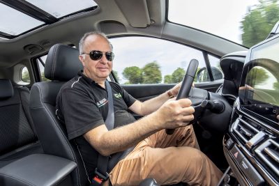 Giovanni Mancin test alla guida della Suzuki S-Cross Hybrid