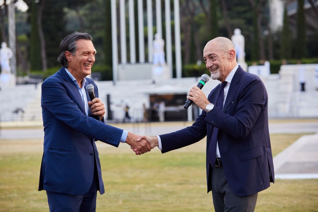 Diego Nepi Molineris, Amministratore Delegato di Sport e Salute e Michele Crisci, Presidente e Managing Director Volvo Car Italia