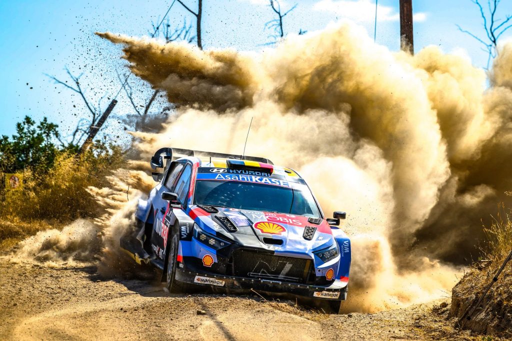 Thierry Neuville secondo posto nel Rally dell'Acropoli in Grecia WRC 2026