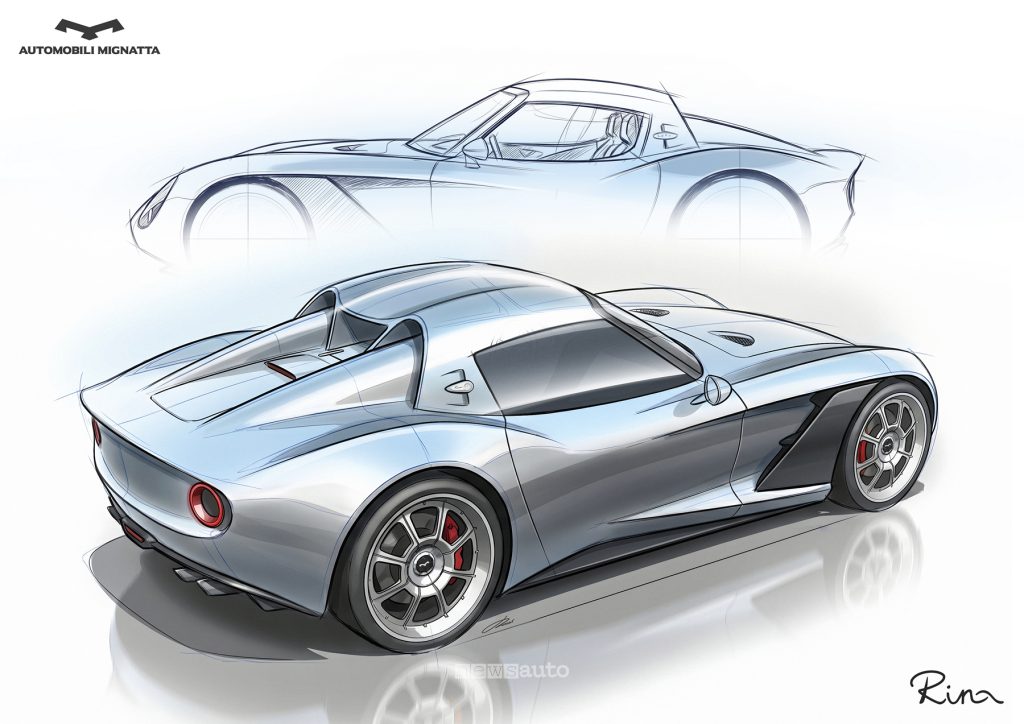 Automobili Mignatta Rina Coupe vista laterale