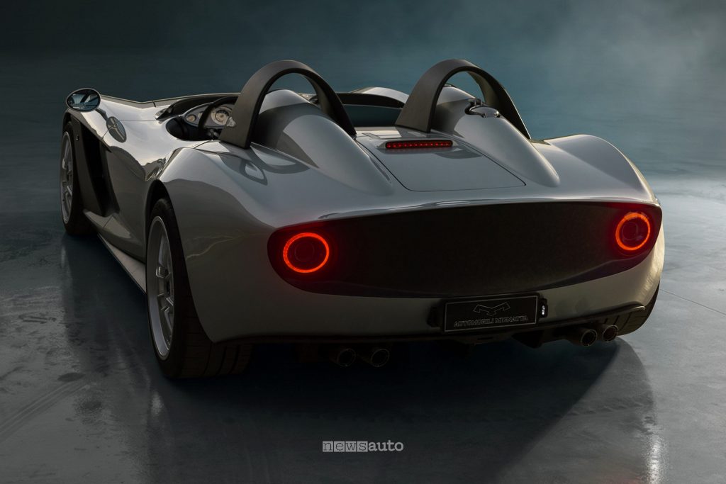 Automobili Mignatta Rina edizione speciale vista posteriore