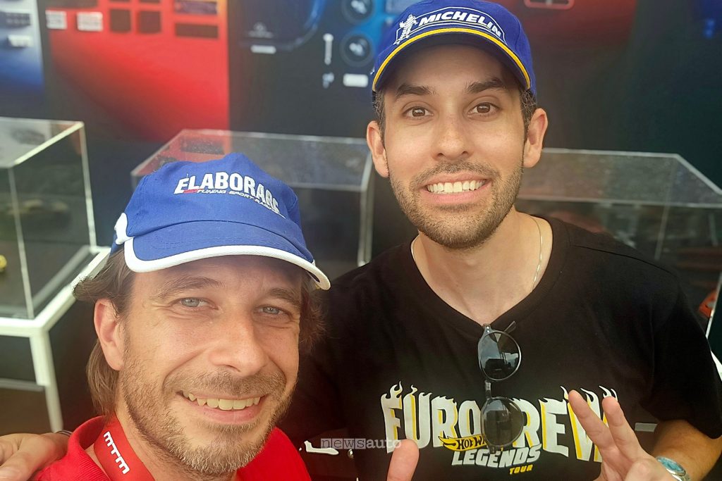 Hot Wheels Legends Tour Andrés Andrieu con Marco Paternostro