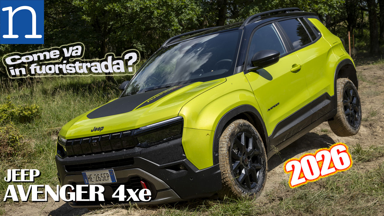 VIDEO prova Jeep Avenger 4xe 2026