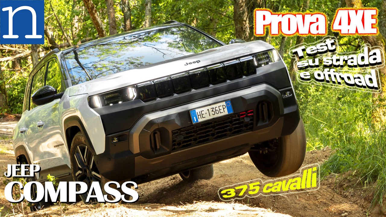 VIDEO prova nuova Jeep Compass 4XE