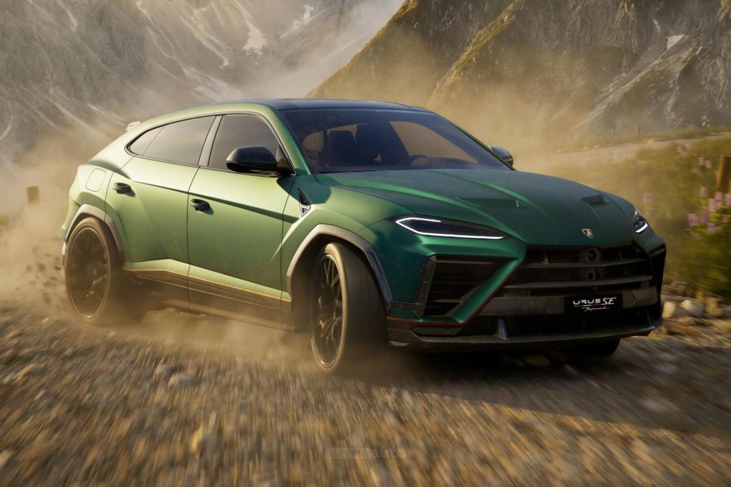 Lamborghini Urus SE Performante in azione