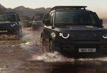 Land Rover Defender Trophy 110 in azione