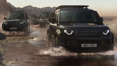 Land Rover Defender Trophy 110 in azione