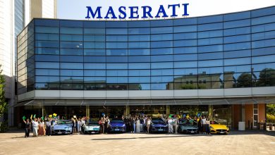 Arrivo a Modena nella sede Maserati del Grand Tour Cina-Italia