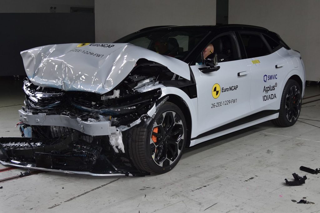 Zeekr 7GT 5 stelle nei nuovi test Euro NCAP 2026