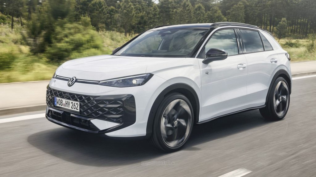 Volkswagen T-Roc Hybrid su strada