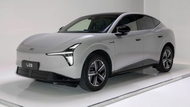 Xpeng L03 anteriore 3/4