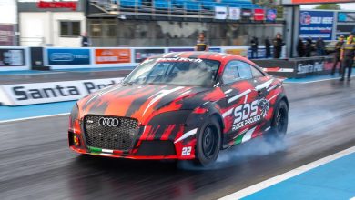 Audi TT a metanolo per gare drag di accelerazione